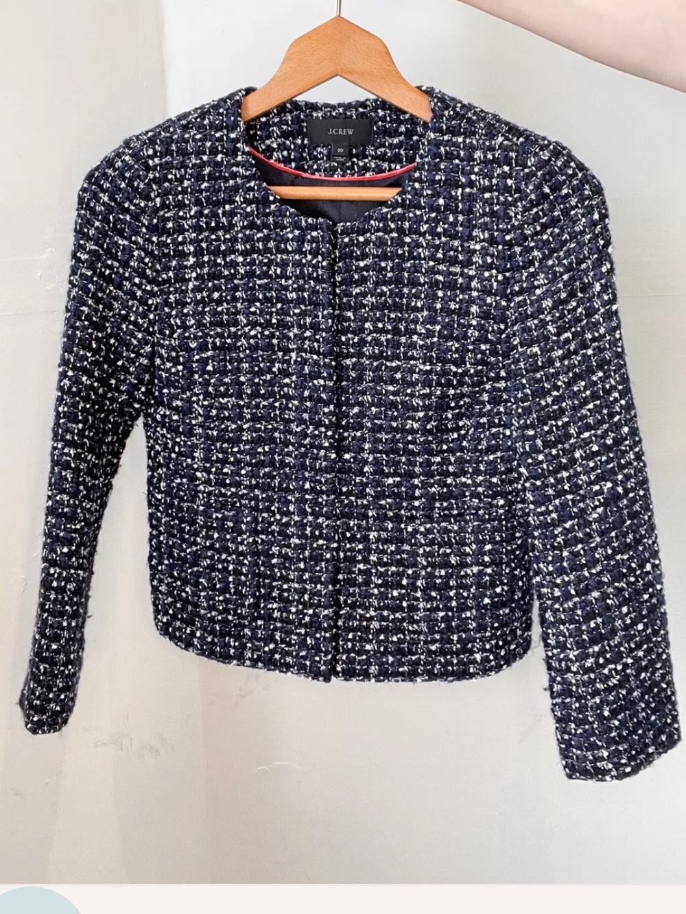 💥Host Pick J. Crew Tweed Cropped Jacket, size 2.